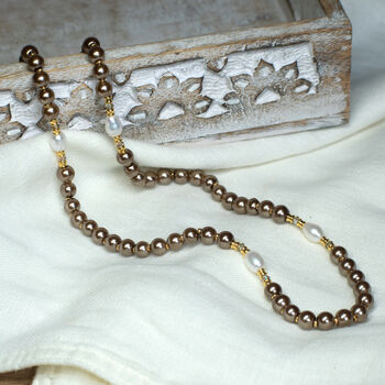 Long Baroque Pearl Necklace. Free UK Delivery, 6 of 7