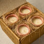 Handmade Terracotta Dalit Candles Box Of Four | Vishal, thumbnail 3 of 3