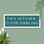 This Kitchen Is For Dancing Framed Print, thumbnail 11 of 12