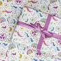 Wrapping Paper Unicorns, Gift Wrap Roll Or Folded, thumbnail 1 of 3