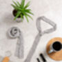 Mens Tie Duo Knitting Kit, thumbnail 1 of 9