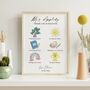 Thank You So Much Teacher Print Personalised Teacher Gift, thumbnail 6 of 7