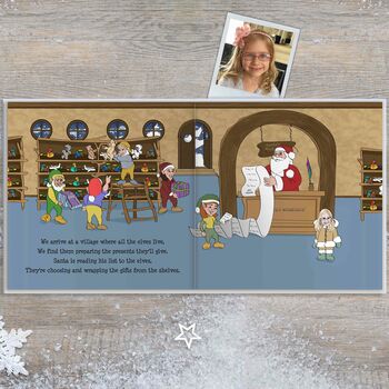 Personalised Christmas Eve Story Book, 6 of 12