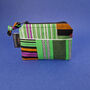 Mini Zip Pouch Coin Purse | Kente Kofi Print, thumbnail 2 of 7