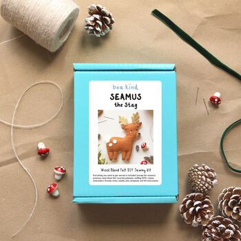 Sew Your Own Seamus The Stag Felt Sewing Kit, 5 of 11