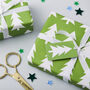 Christmas Tree Wrapping Paper Set, thumbnail 2 of 3