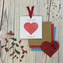 Plant A Heart Red Seed Paper Card, thumbnail 1 of 8