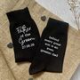 Father Of The Groom Wedding Day Socks, thumbnail 1 of 4