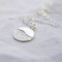 Recycled Silver Dainty Moonrise Necklace, thumbnail 5 of 7