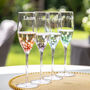 Personalised Name Terrazzo Style Champagne Flute, thumbnail 9 of 9