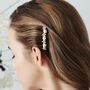 Swarovski Crystal Star And Pearl Bridal Comb Artemis, thumbnail 1 of 8