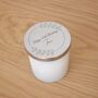 Millstone Birthday Candle With Personalised Lid, thumbnail 3 of 8