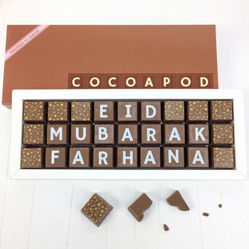 Personalised Chocolates For Ramadan And Eid Mubarak, 2 of 6