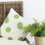 Kiwi Slices Cushion Vibrant Colour To Your Kitchen, thumbnail 2 of 3
