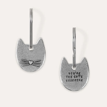 'You're The Cat's Whiskers' Keyring + Collar Charm Set, 5 of 8