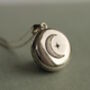 Sterling Silver Moon Locket Necklace, thumbnail 1 of 8