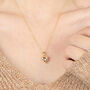 Citrine November Birthstone Love Heart Pendant Necklace, thumbnail 2 of 4