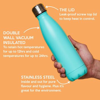 Personalised Metal 'Daddy Bear' Thermos Flask For Dad, 6 of 6