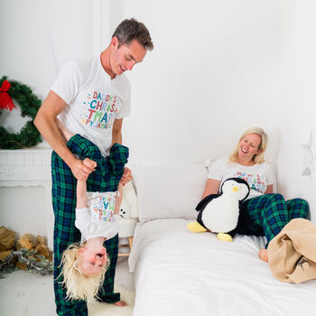 Personalised Christmas Family Pyjamas Any Wording, 3 of 12