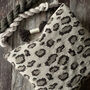 Cross Stitch Leopard Print Wool Craft Kit, thumbnail 1 of 2