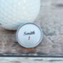 Personalised Golf Ball Lapel Pin Badge, thumbnail 3 of 7