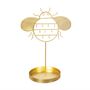 Gold Bee Jewellery Earrings Necklace Stand Mothers Day, thumbnail 2 of 3