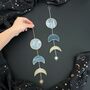 Moon Phases Glass Wall Hanging, thumbnail 1 of 5