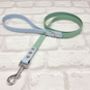 Waterproof Dog Collar And Lead Set Sage/Pastel Blue, thumbnail 3 of 3