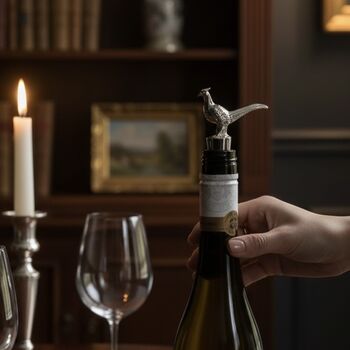Personalised Pheasant Bottle Stopper, 2 of 11