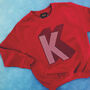 Personalised Initial Children's Embroidered Sweatshirt, thumbnail 8 of 9