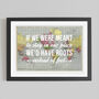 Travel Quote Map Print, thumbnail 1 of 5
