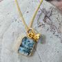 The Duo K2 Jasper Necklace, 18ct Gold Plated, thumbnail 4 of 10