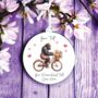 Personalised Mother's Day Gorilla Riding Floral Bike, thumbnail 2 of 2