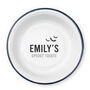 Spooky Personalised Halloween Enamel Bowl For Kids, thumbnail 5 of 5