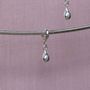 Sterling Silver Teardrop Charm, thumbnail 4 of 7