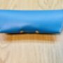 Personalised Sky Blue Leather Sunglasses Case, thumbnail 10 of 11