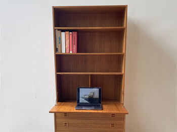 Danish Mid Century Teak Wall Unit By Sejling Skabe, 12 of 12