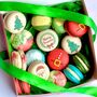 Christmas Deluxe Macarons Gift Box Of Six, 12, 24, thumbnail 2 of 5