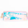 Clear Holographic Gold Zipper Pencil Case, thumbnail 5 of 5