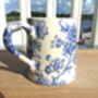 Tankard Mug In Blue Peony Imari Design, thumbnail 3 of 6