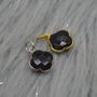 Black Onyx Pendant, Sterling Silver Or Gold Plated, thumbnail 2 of 9