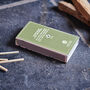 Personalised Tiger Jungle Matchbox And Matches, thumbnail 2 of 3