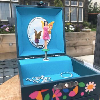 Personalised Musical Fairy Jewellery Box, 4 of 6