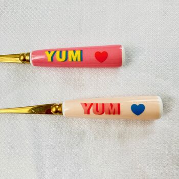 A Pair Of Fun, Coloured Cake Forks, 8 of 9