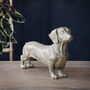 Large Gold Dachshund Ornament, thumbnail 4 of 4