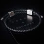 Custom Engraved Men's Adjustable Black Leather Bracelet With Personalised Silver Double Clasp, Artisan Jewellery, thumbnail 1 of 9