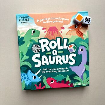 Rollasaurus Dinosaur Dice Matching Game, 3 of 3
