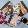 Enjoy' Vegan Chocolate Slab, Coffee And Tea Letterbox, thumbnail 1 of 2