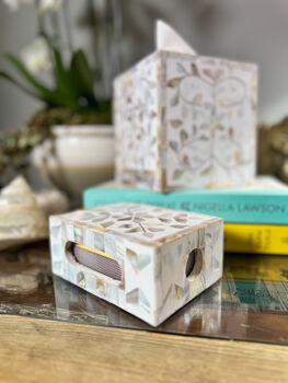 Mother Of Pearl Inlay Match Box Holder | Sandy Shores, 6 of 6