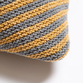 Striped Cushion Knitting Kit, 3 of 8